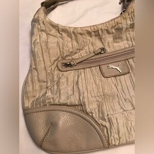 Beige Puma Shoulder Bag